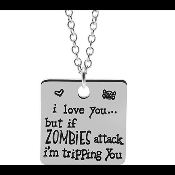 If zombies attack necklace. - Picture 2 of 3